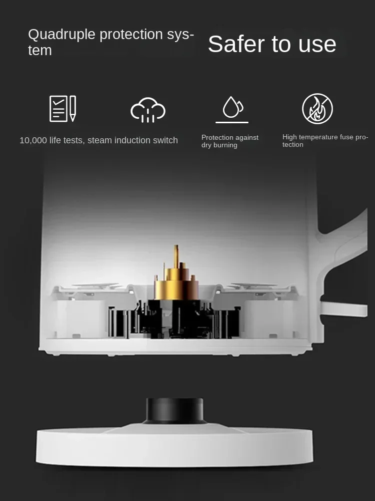 غلاية كهربائية عازلة أوتوماتيكية ، صنع الشاي ، صلب مقاوم للصدأ ، ماء بدرجة حرارة ثابتة ، شمع كهربائي