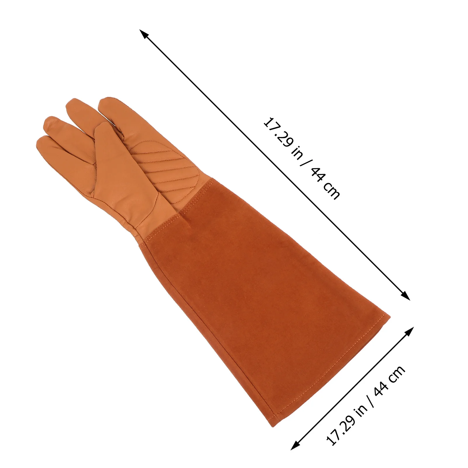 

1Pair Extended Sleeve Wrist Guard Gloves Adjustable Breathable Heavy Duty Garden Work Gloves for Carpentry Landscaping Outdoor