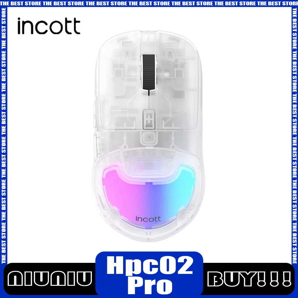 Ironcat Hpc02 Pro Wireless Mouse Paw3395 Dual Mode Rgb Customized Gaming Mouse Hot-Swap Silencing Ergonomics Mice Pc Gamer Gifts