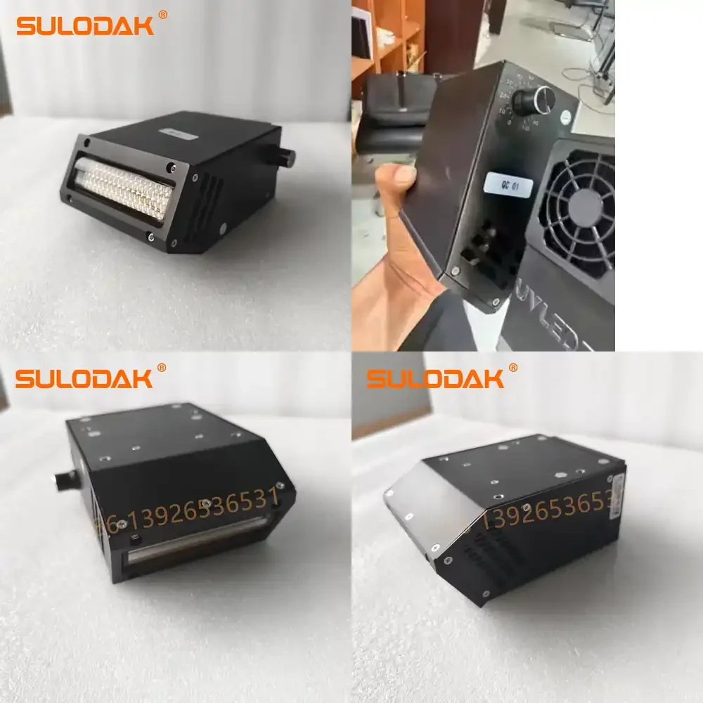 

Лампа для УФ-отверждения SULODAK F702028B 05 30C с вентиляторным охлаждением, 200 Вт, 90 градусов, 395 нм, с регулировкой яркости, для XP600 TX800 6090 A3 A4 планшетных принтеров