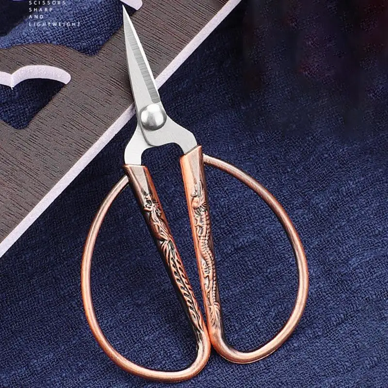 Mini Scissors Steel Vintage Tailor Scissors Craft Durable Vintage Embroidery Tailor Scissors Fabric Cutter Craft Tool For Sewing