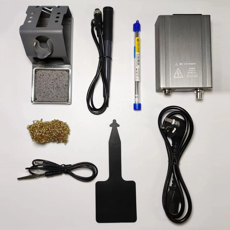 OSS T12-D+ Electric Soldering Station With T12 Tips For Mobile Phone Motherboard Repair Soldering Iron Fast Heating Welding Kits 5