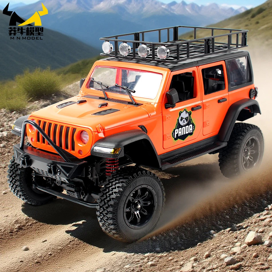 

MN MODEL 1:12 4WD Remote Control Panda Off-road Car Rock Crawler Climbing Truck Buggy All Terrain Vehicle Jeep Toy for Adult
