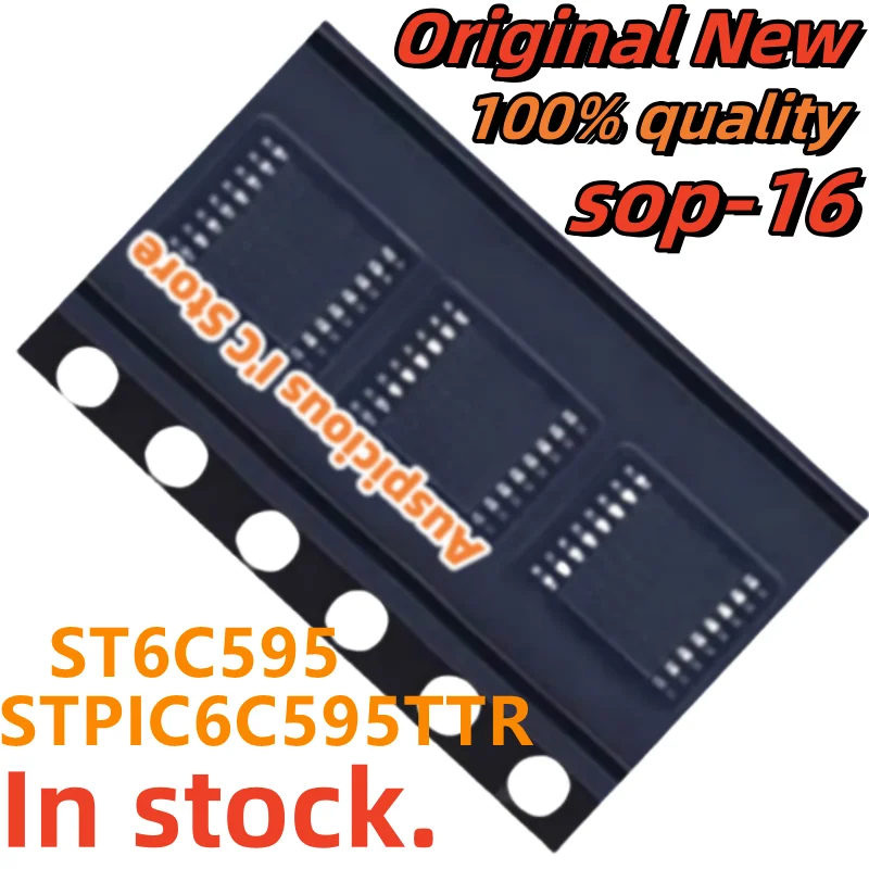10PCS  STPIC6C595TTR STPIC6C595 ST6C595 TSSOP16