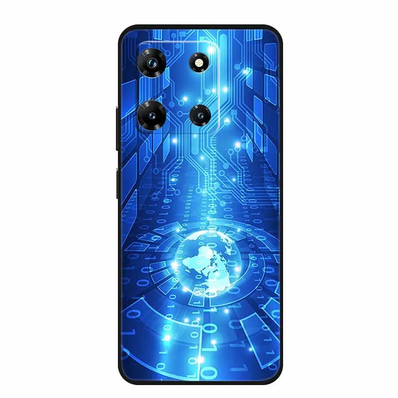 Funda For Infinix Note 30i Case Note30i Coque Black Silicone Soft Phone Case For Infinix Note 30 5G 30i Back Cover Case Funda