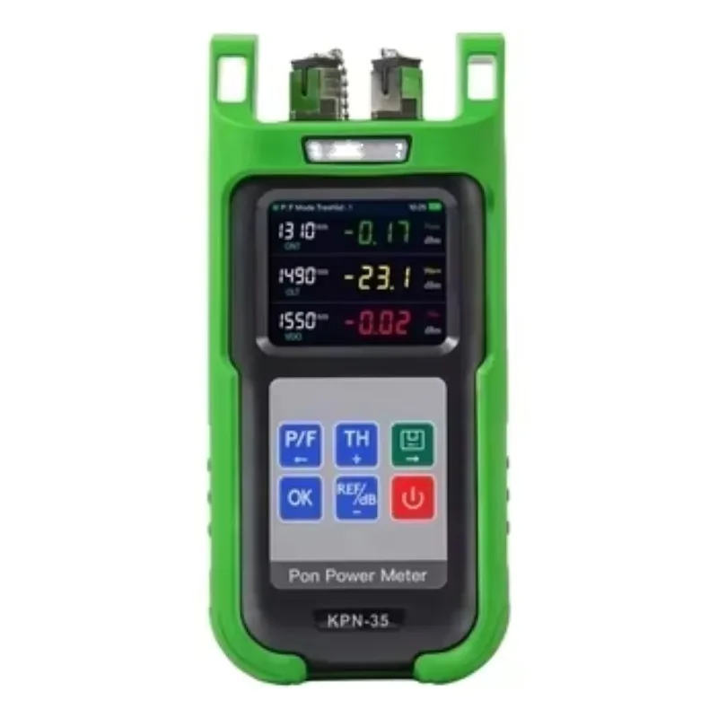 KPN-35 Handheld PON Optical Power Meter 1310/1490/1550nm With VFL Function Fiber Optic FTTX Network Testing Equipment
