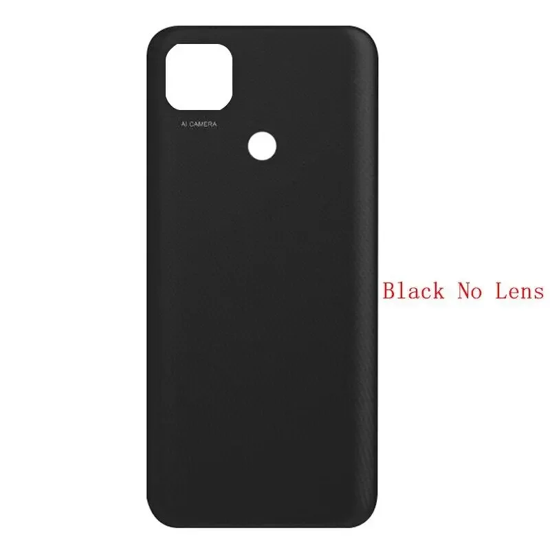 Back Cover For Xiaomi Redmi 9C Battery Cover Rear Door Housing Case with Camera Frame Lens Repair Parts