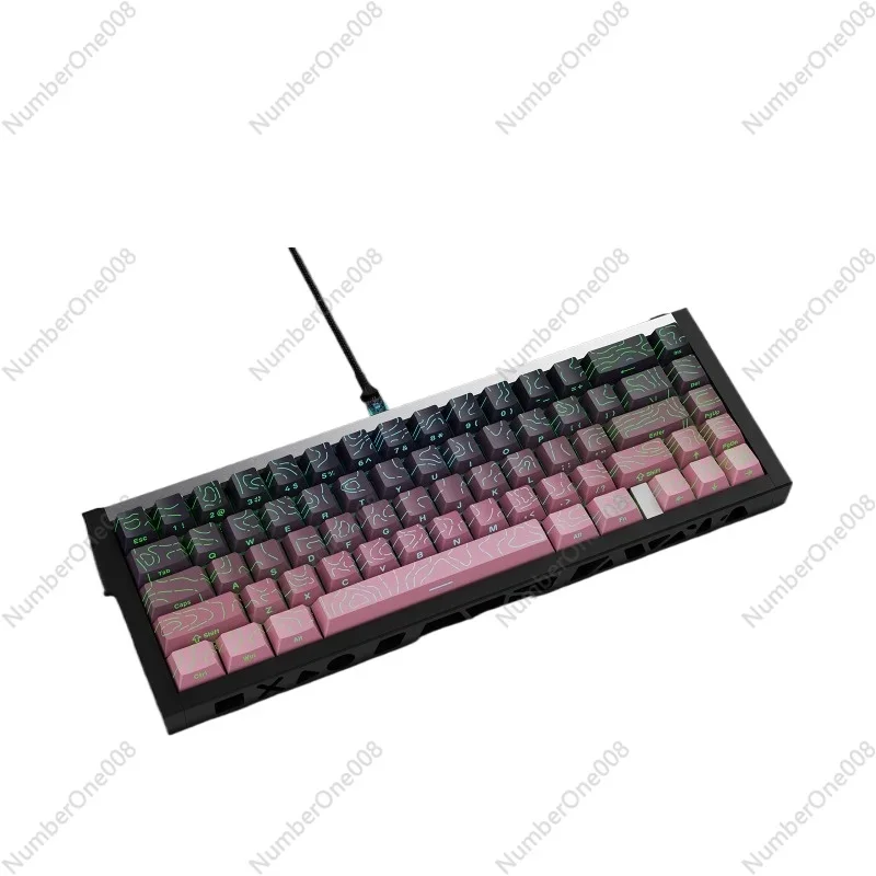 

KY65 CNC All Aluminum Hollow Customized E-Sports Magnetic Axis Gaming Keyboard 67 Keys