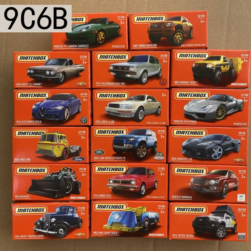 In Stock Matchbox Car Collection 2025-Mainline 1:64 Scale Off-Roaders Rescue Trucks Tesla Ford Die-Cast Model Automobiles Cars