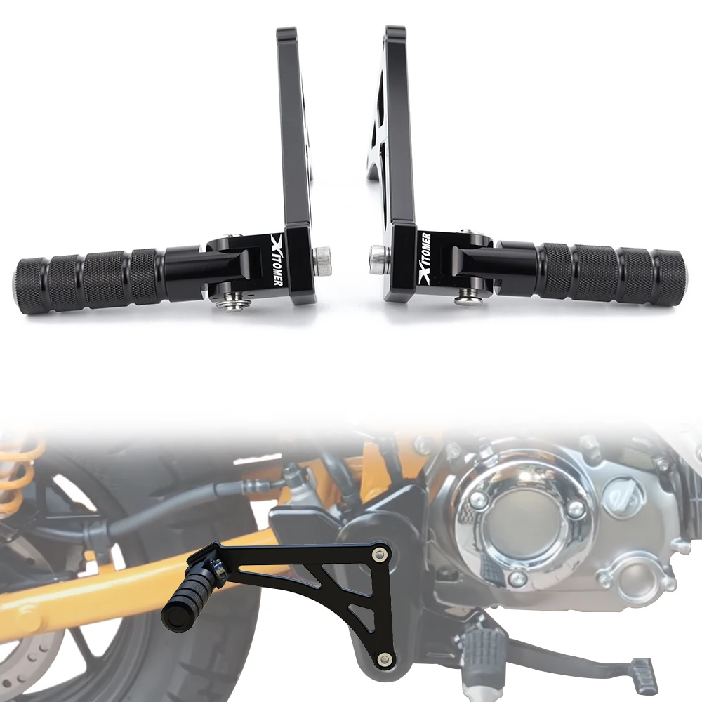 

Fit For Honda Monkey 125 2018 2019 2020 2021 2022 2023 2024 2025 Motorcycle Rear Passenger Footrest Rear Foot Pegs Bracket