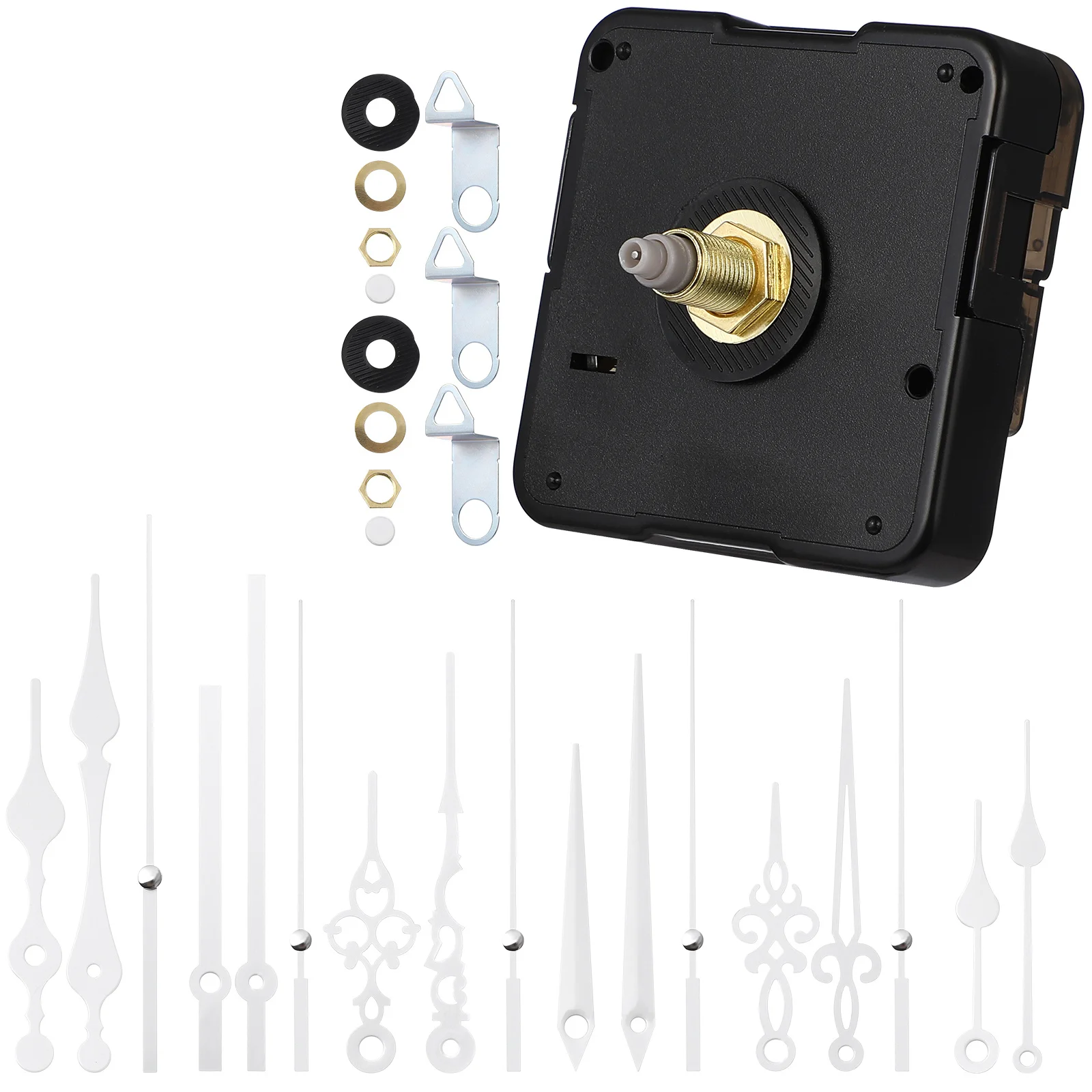 

4Sets Clock Movement Mechanisms DIY Repair Replacement Parts High Compatibility Precise Timekeeping Clock Repair Parts