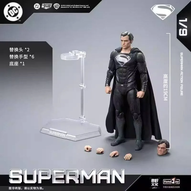 Genuine Fondjoy 1/9 Scale DC Mera Superman BATMAN Aquaman Action Figure 19cm Articulated Collectible Model Toy in Stock view 5