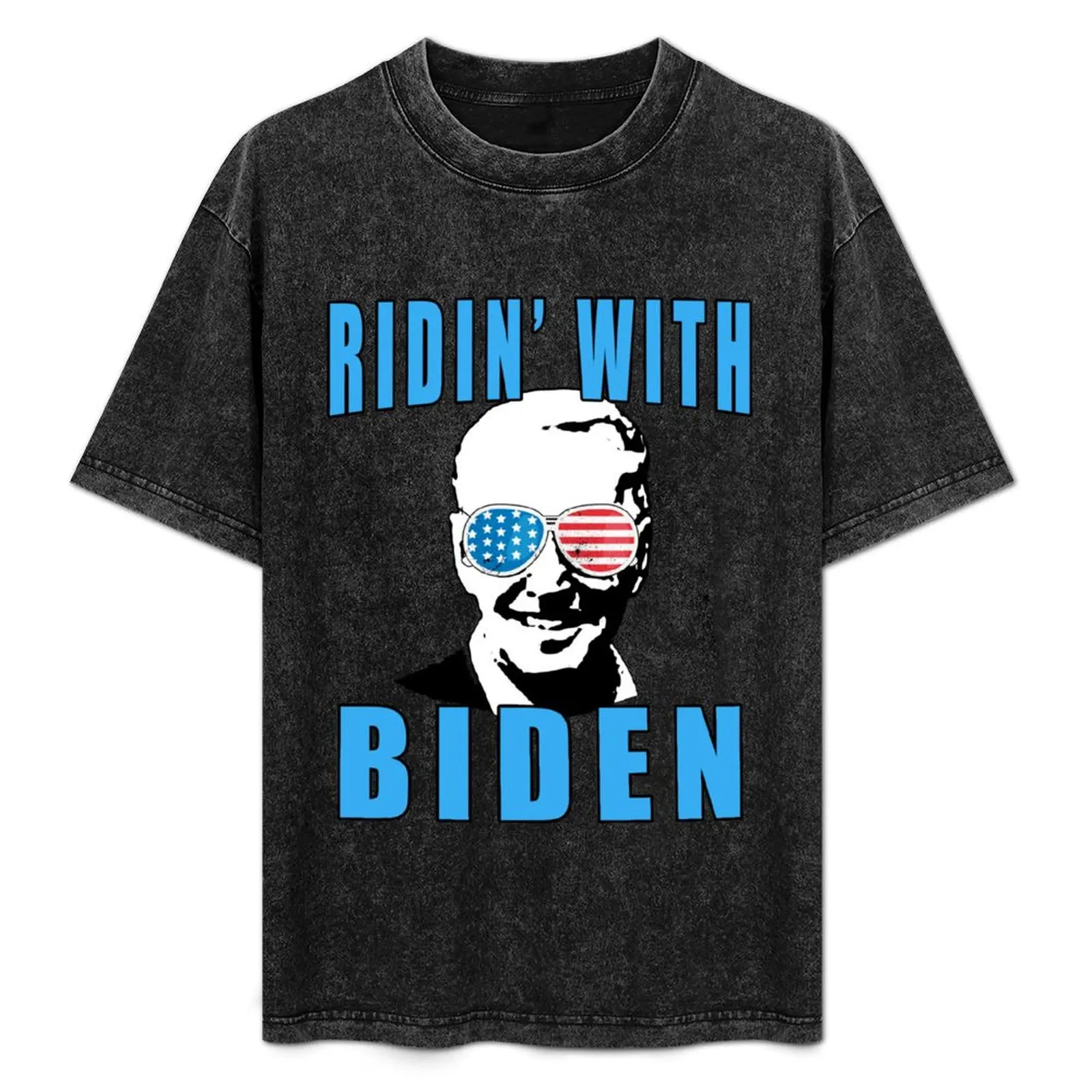 

Ridin with Biden T-Shirt Basic Solid Tee for Daily Use