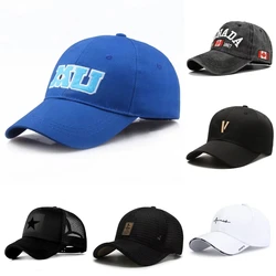 Monster University MU Letter Embroidery Baseball Cap Badge Adult Cotton Big Eye Unisex Cap Sun Hats Snapback Trucker Hat