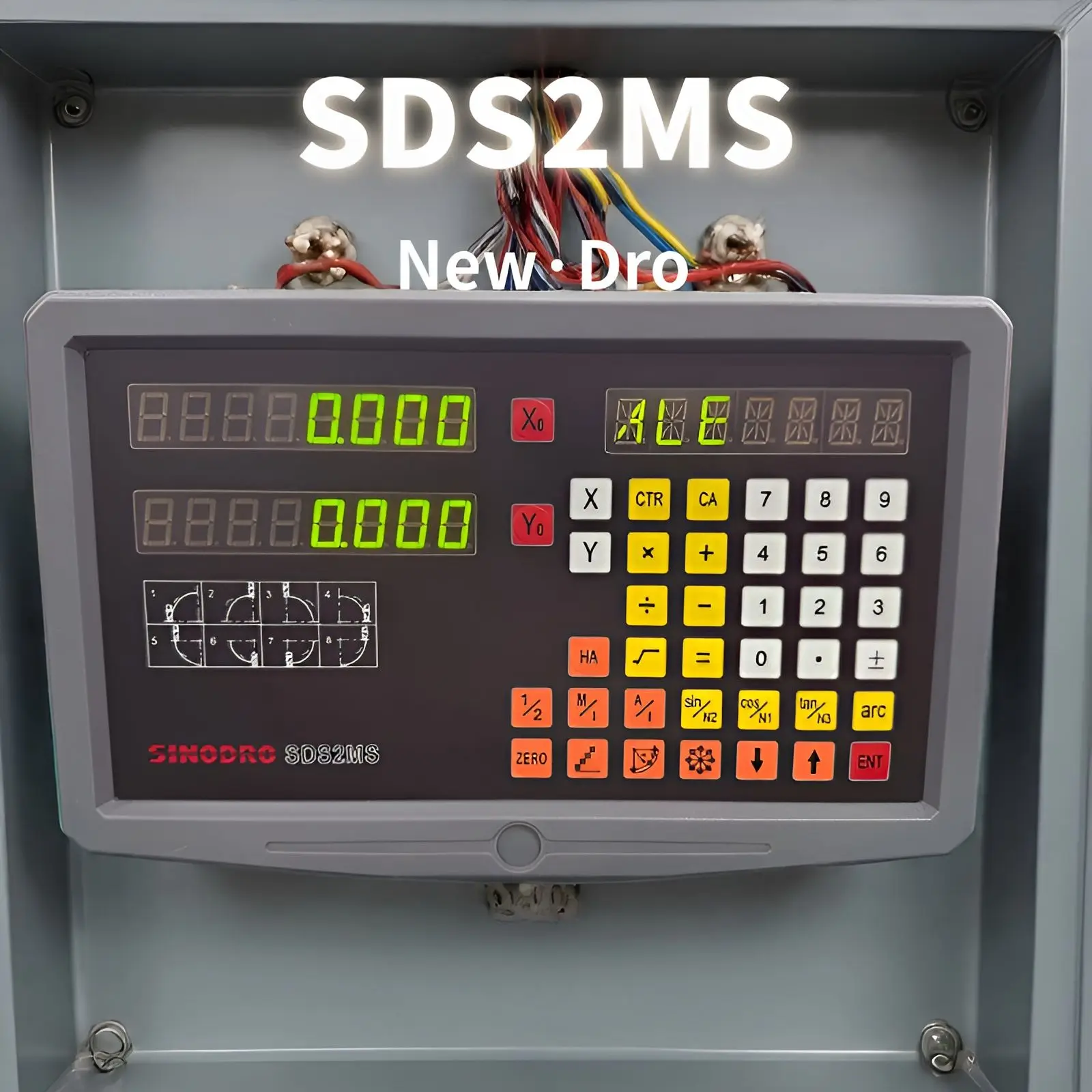 Новый цифровой дисплей Dro SDS2MS SDS3MS для машин