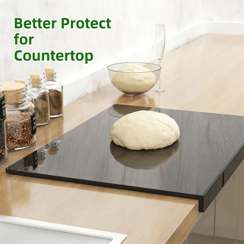 Premium Acrylic Cutting Board 3MM Thick For Kitchen With Surrounding border For Fruits Vegetables And Dough Kneading