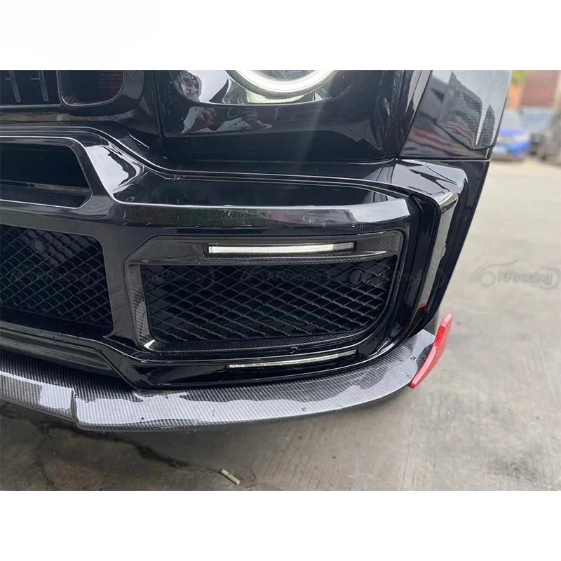 Rocket B900 G63 Dry Carbon Fiber Body Kit Car Bumper Front Lip W464 G63 Body Kit G-Wagon G550 G500 Carbon Fiber Kit