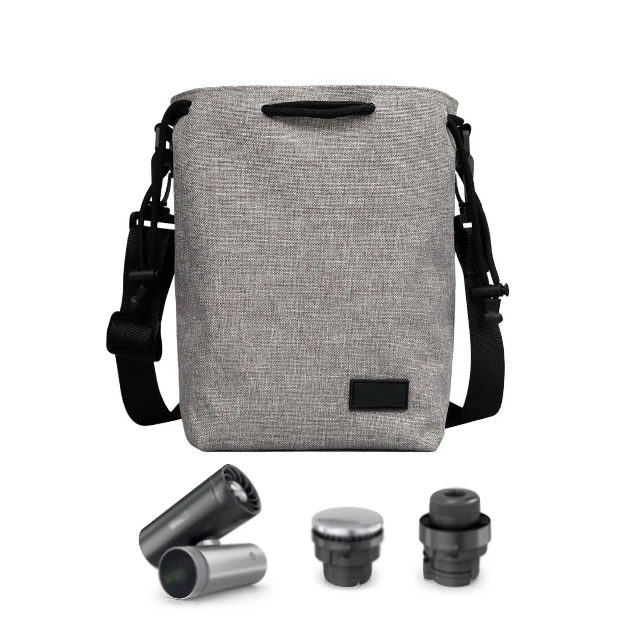 For Shark For Chillpill FX02 Nylon Drawstring Pouch Storage Bag With Shoulder Strap Portable Scratch Resistant Carrying Case