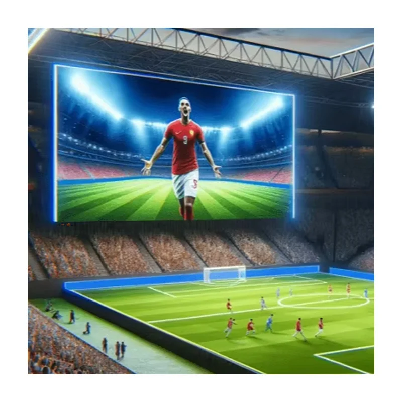 Poster Outdoor Advertising Led Display Screen Guangdong Outdoor Waterproof Display Led Wall Screen Football Stadium Perimeter