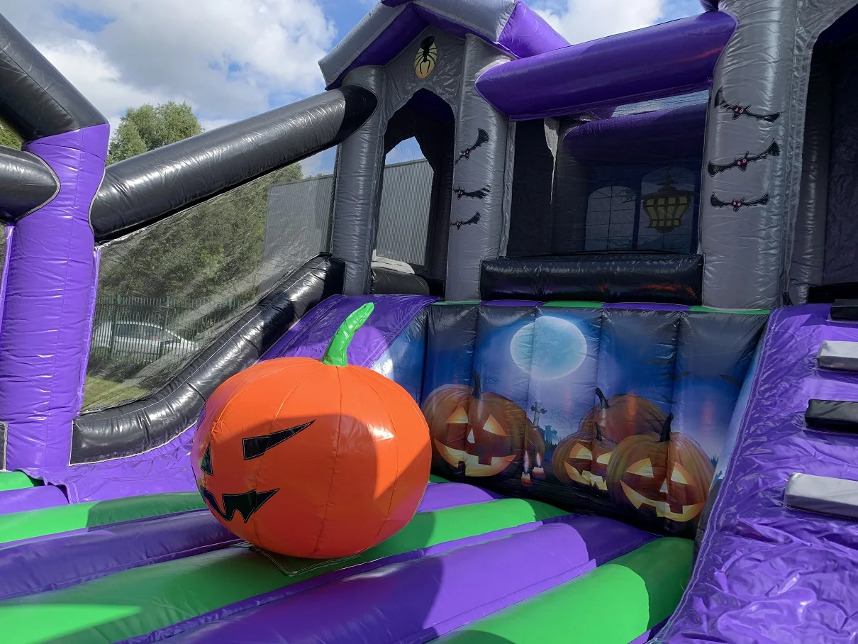 Hot Item Halloween Springkussen Pompoen Springkasteel Opblaasbaar Spookhuis Springkasteel