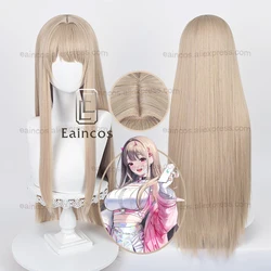 Game NIKKE The Goddess of Victory Viper Cosplay Wig 90cm Long Straight Flaxen Wigs Heat Resistant Synthetic Scalp Hair