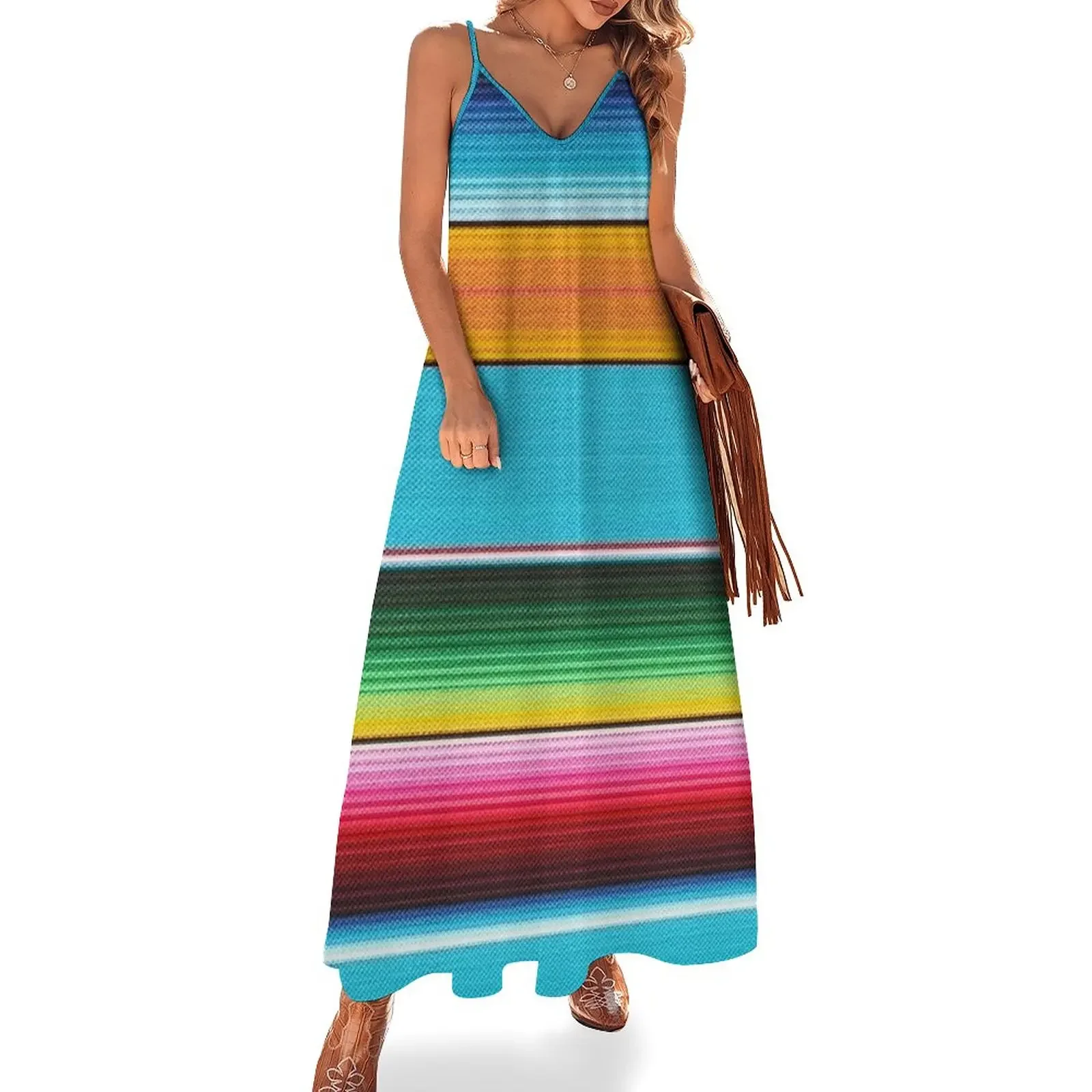 

Classical Mexican Poncho Background Sleeveless Dress wedding dresses for parties dresses for womens