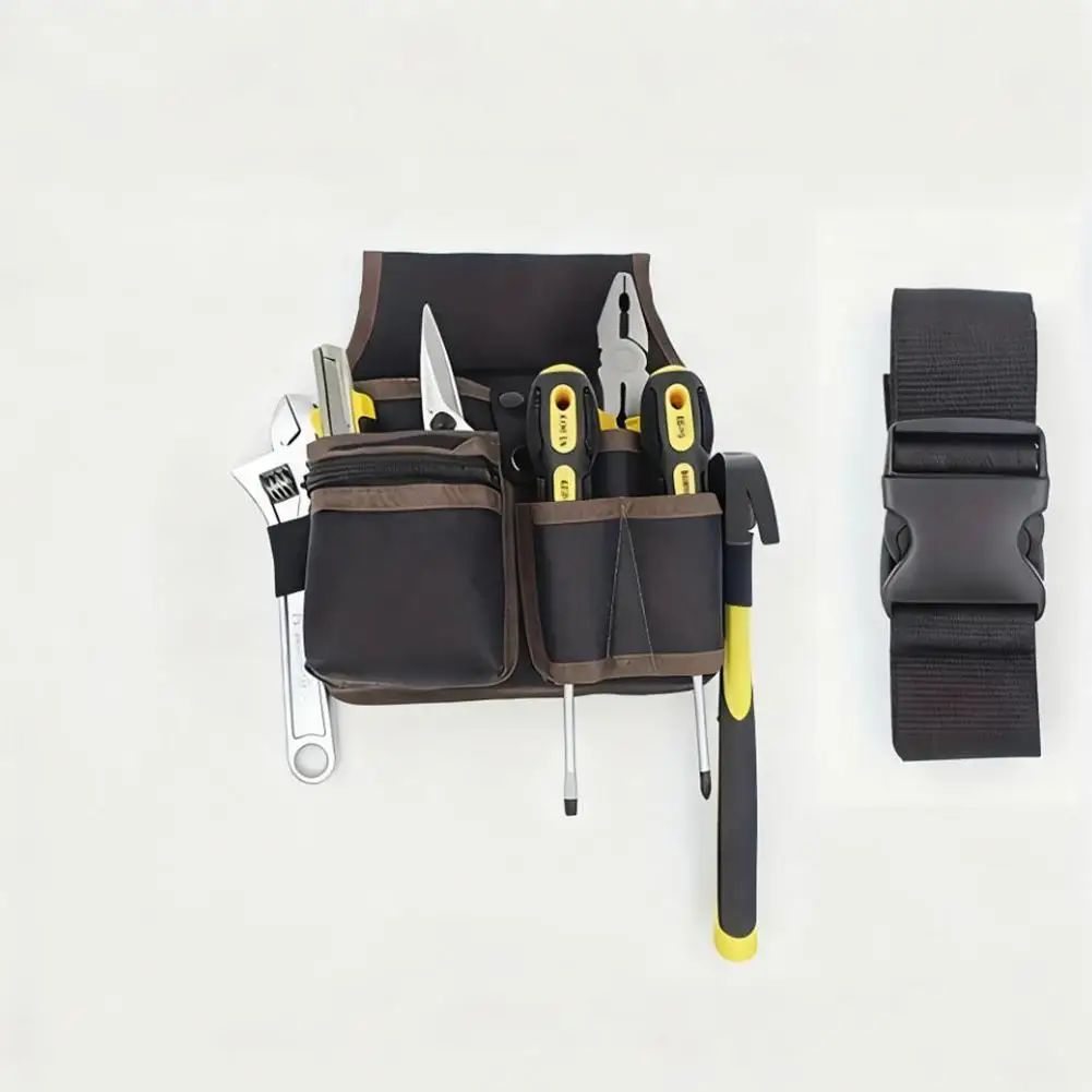 متعددة الوظائف أداة حقيبة التخزين الحقيبة حزام كهربائي أدوات الحفر الخصر حقيبة وجع مفك الأجهزة أداة أكياس المنظم #6