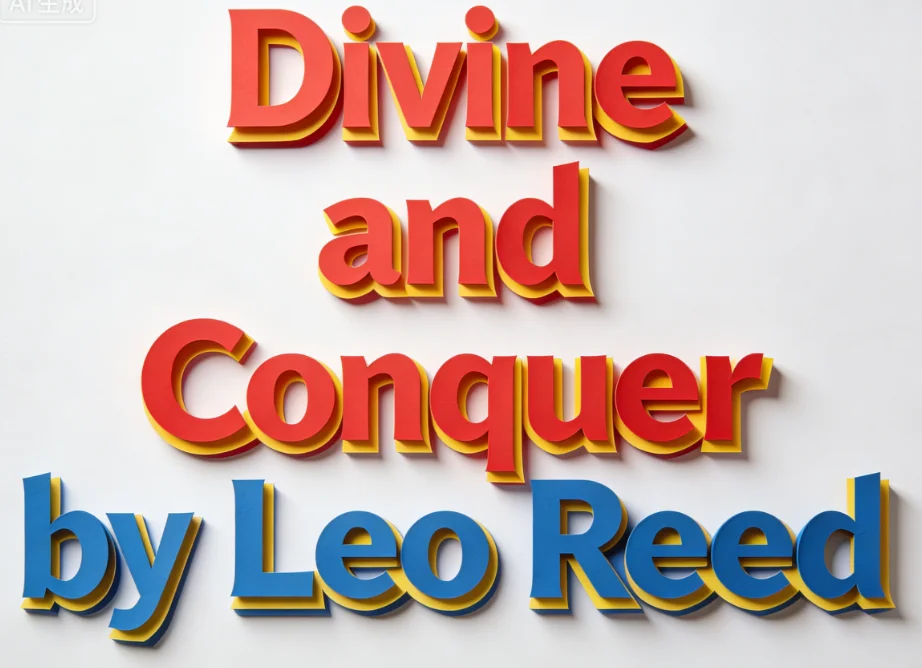 Divine and Conquer de Leo Reed – Truco de Magia de Predicción Mentalista con Truco de Cartas de Póker, Accesorios para Magos de Escenario y Close-Up