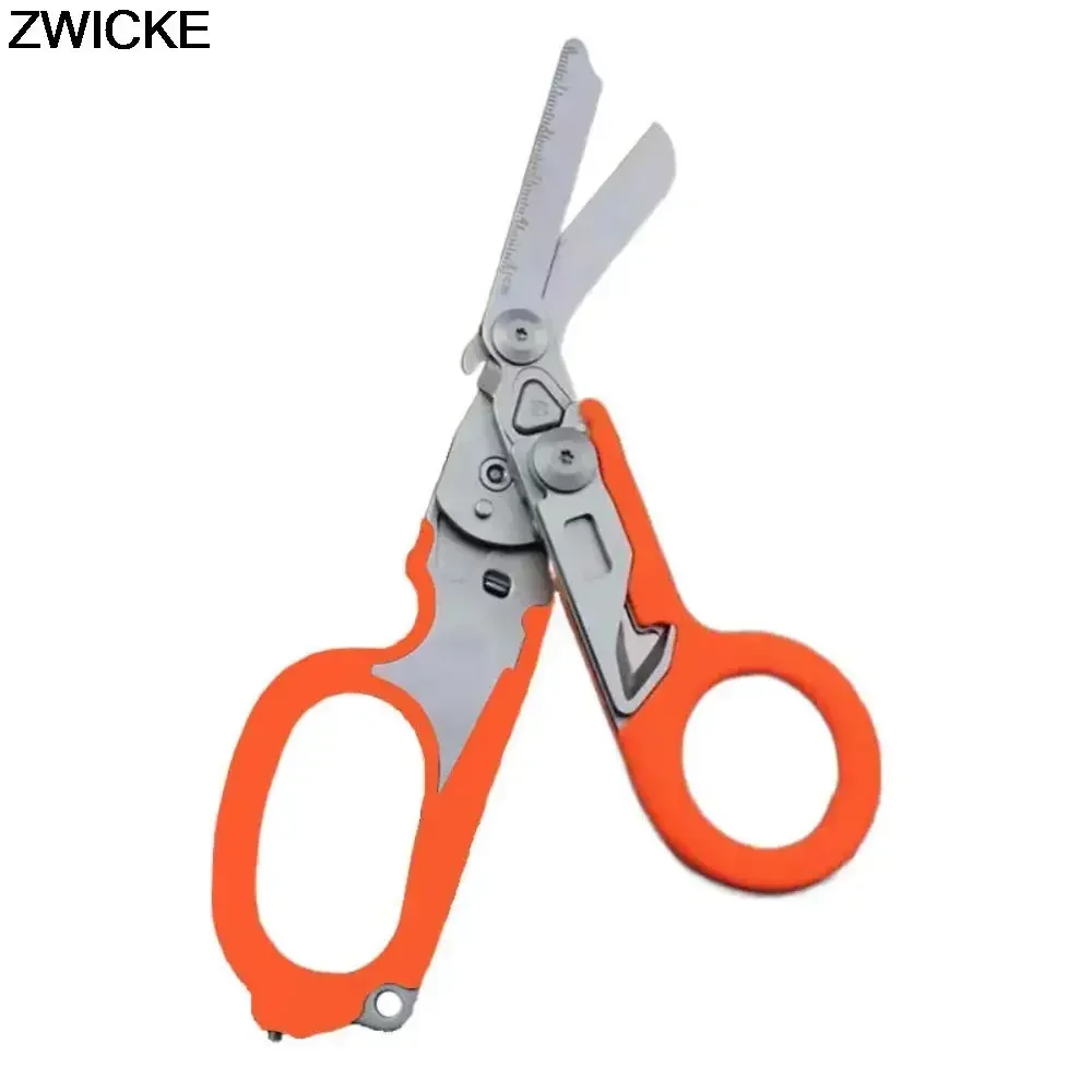 Outdoor Survival Tools Folding Stainless Steel Retractable Medical Scissors Multifunctional Tactical Pliers Medical Scissors