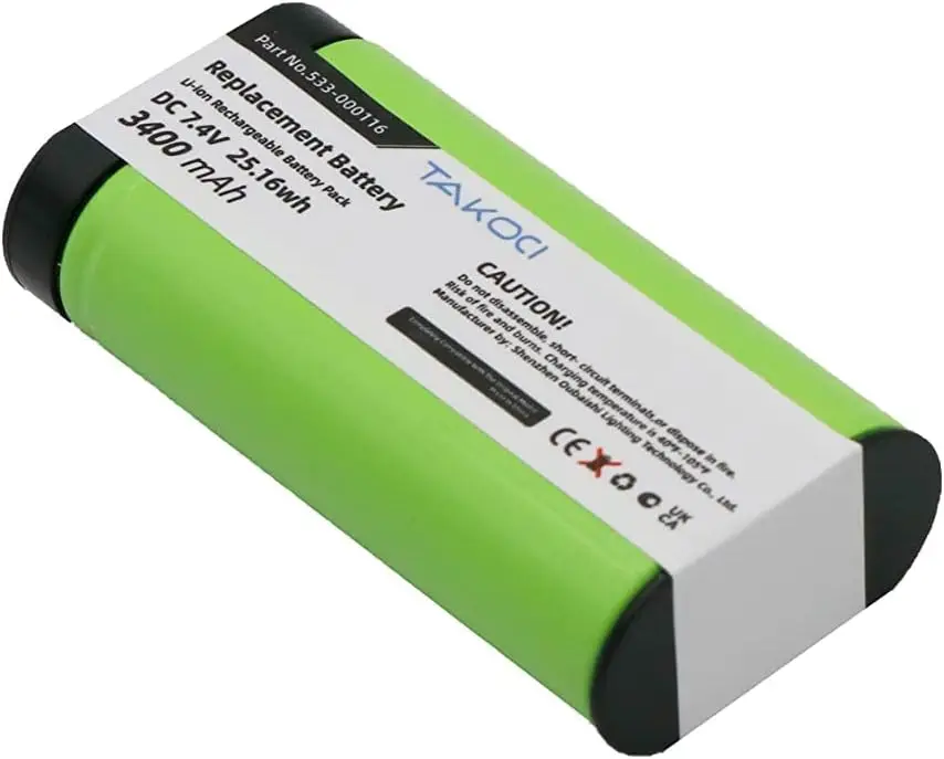 Replacement Battery for Logitech  S-00147, UE MegaBoom 533-000116, 533-000138 7.4V/3400mAh