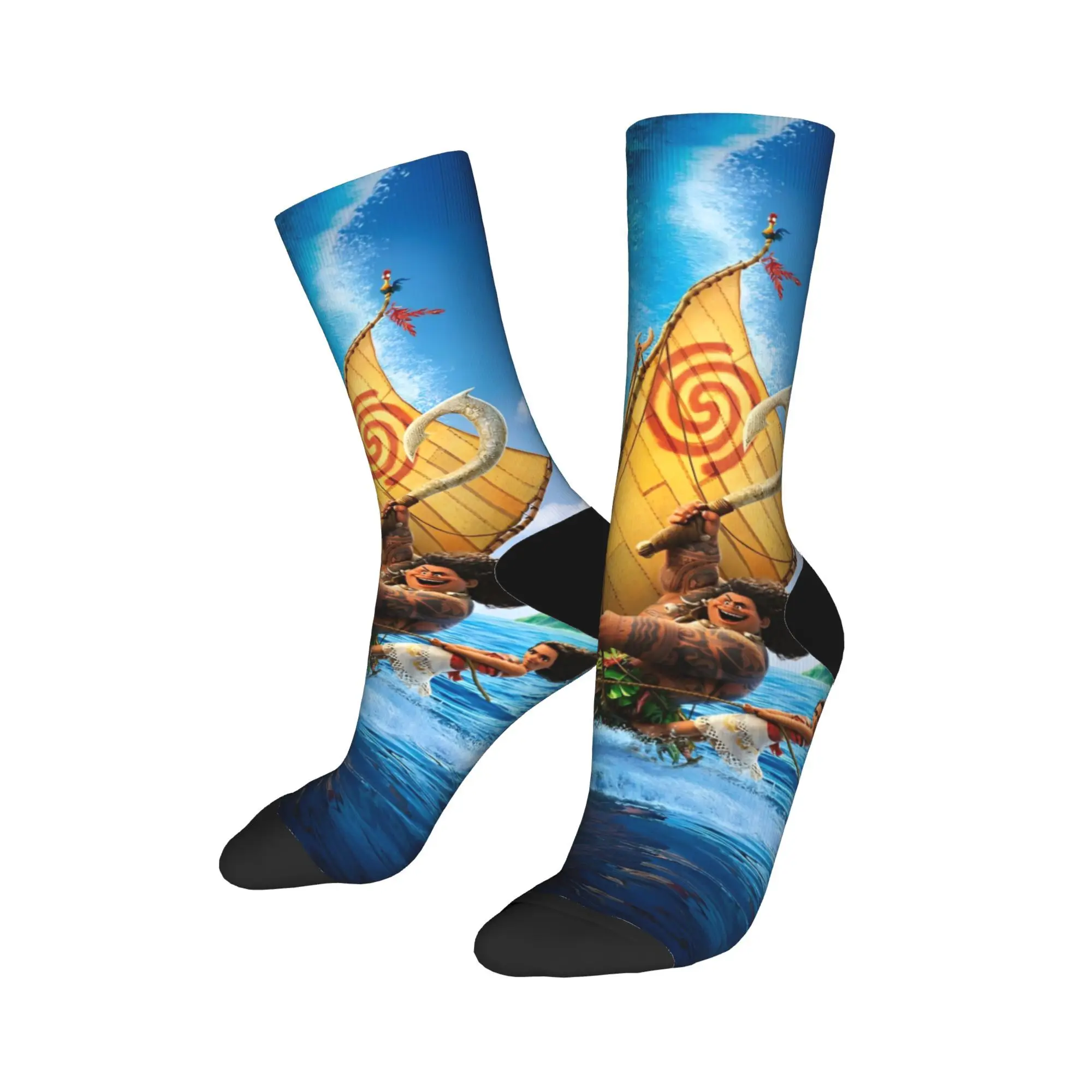 Casual  Men Women Socks Moana Merchandise Super Soft  Sport Socks All Season