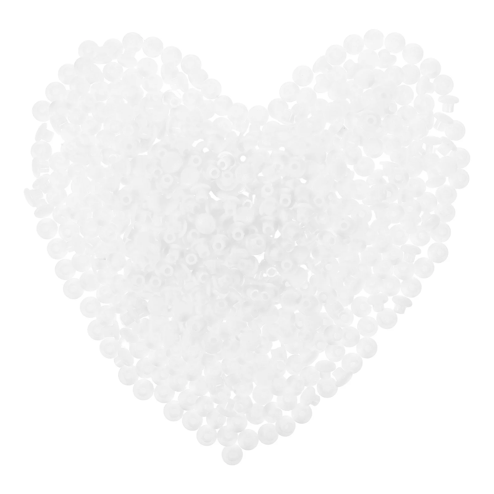 

White Round Button Furniture Hole Plugs Cabinet Door Frame Screw Protectors Plastic End Caps Hardware Plug Covers For Home