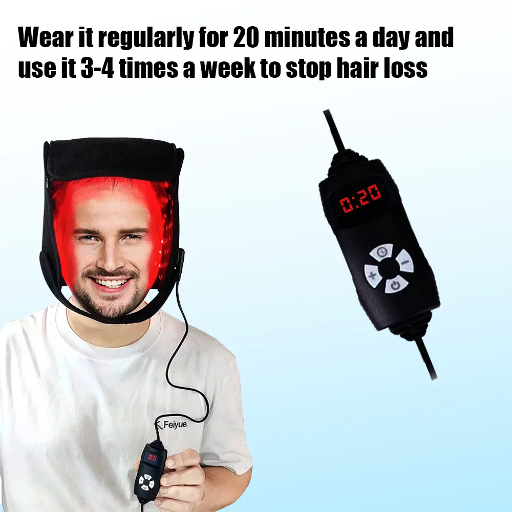 

LED Hair Growth cap Red Light Therapy Devices Hair Loss Cap Treatments Hair Regrowth Helmet for Men and Women Hair Care Tool