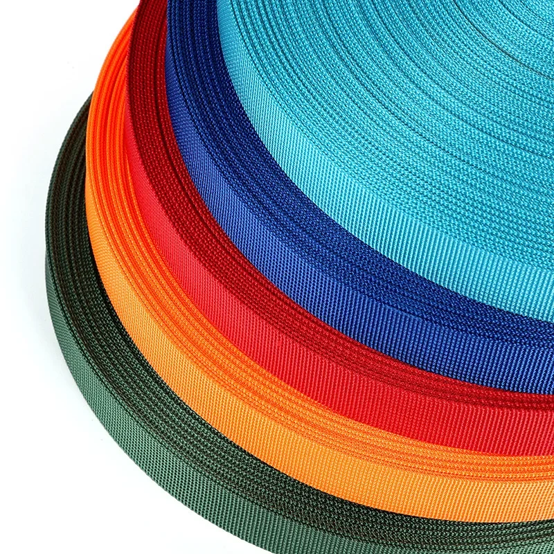 44 Colors 50 Yards 15mm Polyester Nylon Webbing Bag Knapsack Strap Sewing Pet Collar DIY Accessories