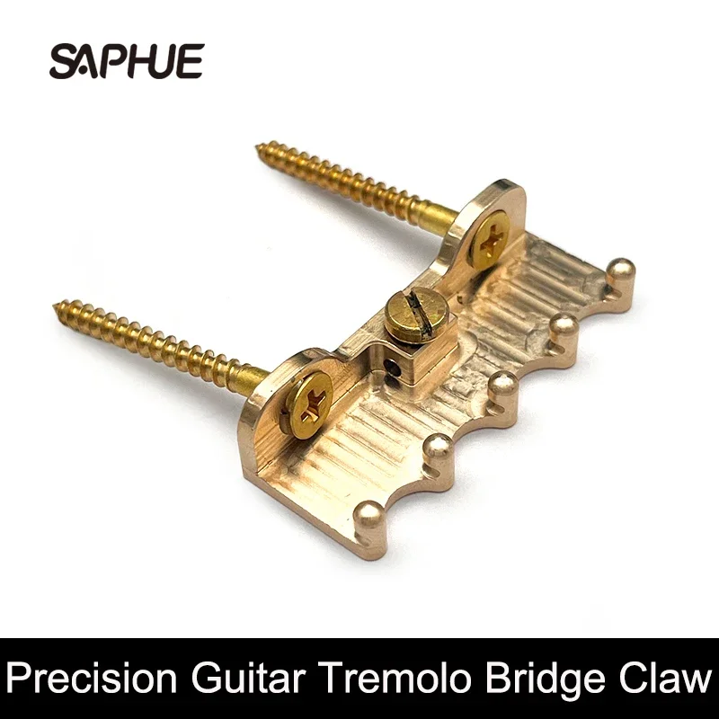 CNC Precision Engineered Ultra Heavy Duty Full Brass 49.5x19mm Electric Guitar Tremolo Claw for ST/FR Tremolo Bridge System