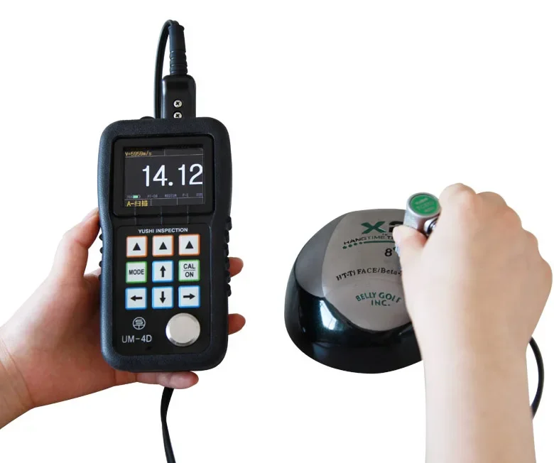 YUSHI UM-4D High Precision Ultrasonic Thickness Gauge Through Coating Thickness Meter