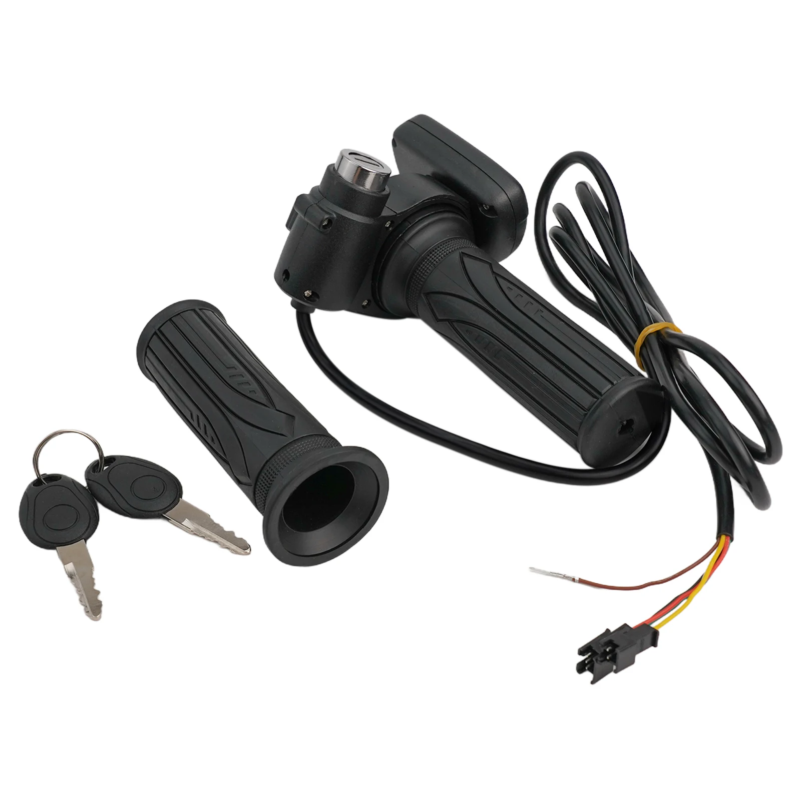 AliExpress NONE 5pin Hall Throttle 48V Scooter Throttle Battery Level Display Easy To Install High Compatibility Key Switch Mileage Display