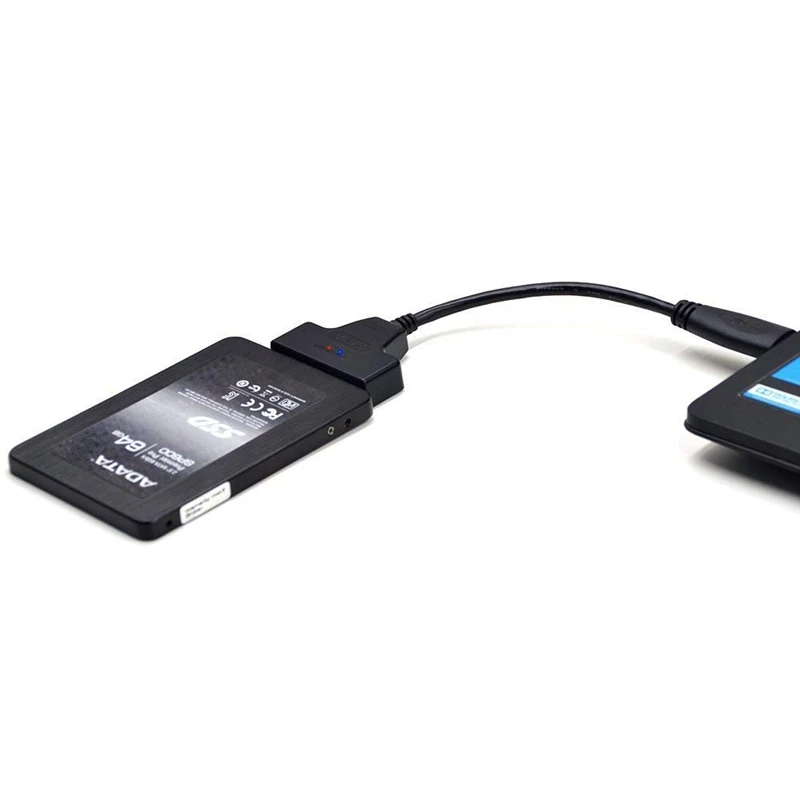 Câble adaptateur USB 3.0 vers SATA pour disques SSD/HDD de 2.5 pouces, convertisseur externe et câble SATA vers USB 3.0, USB 3.0 - SATA III Conv