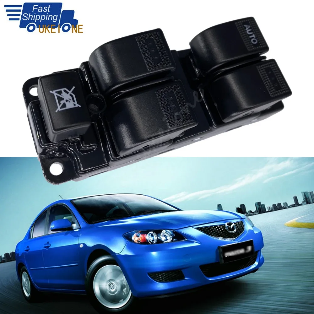 

For Mazda 6 2003-2006 Electric Power Master Switch Window Control Regulator Button Parts GJ6A-66-350 BJ3D-66-350 Car Accessories