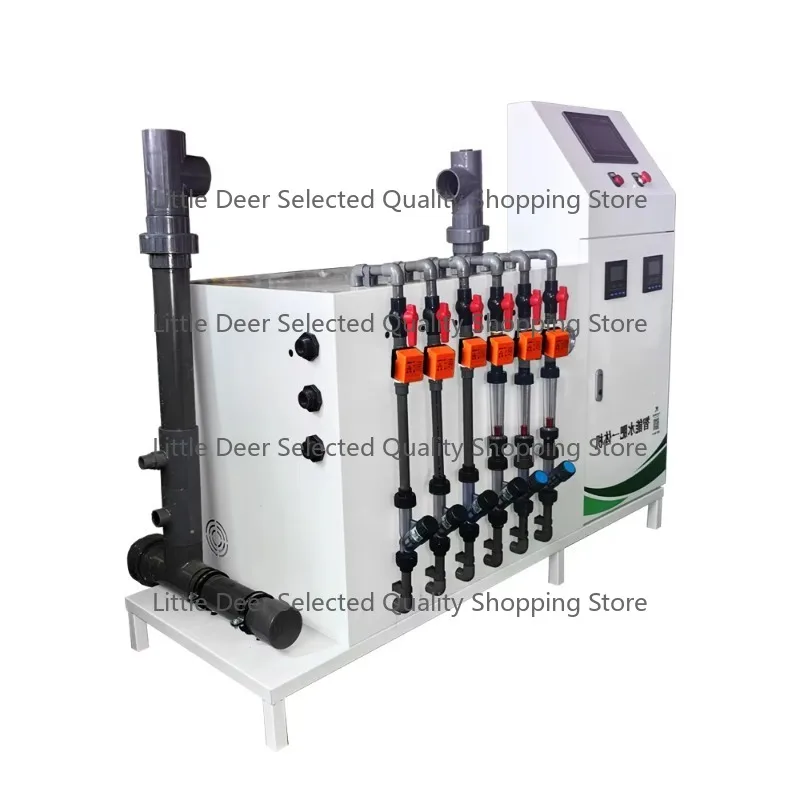 Four-channel Automatic Agricultural Irrigation System in Greenhouse Fertilization Integrated Machine