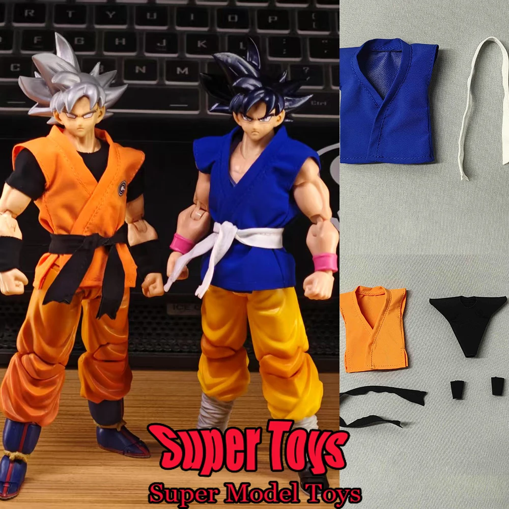 

1/12 Scale Male Soldier Clothes Set Dragon Ball Kakarotto Martial Arts Costume Full Set 6-inches Action Figure Model Doll