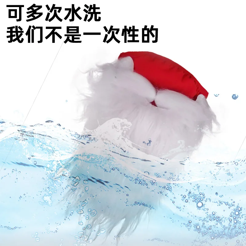 Santa Claus mask cute Christmas autumn winter cotton thickened 3D cartoon party washable new year cotton mask