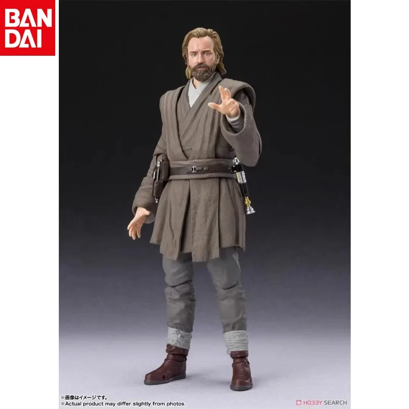 Bandai Original Genuine SHF Star Wars Obi-Wan Kenobi Spin-off Spin-off Movable Human Figure Collection Model Holiday Gift