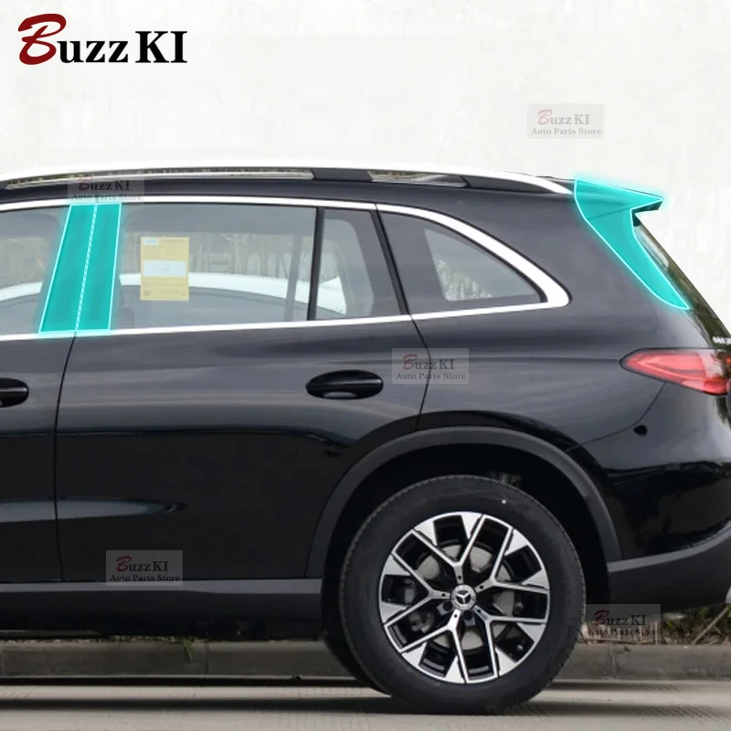 

Для Mercedes Benz X254 GLC 2023, внешняя оконная стойка A/B, аксессуар против царапин, прозрачная защитная автомобильная пленка из ТПУ