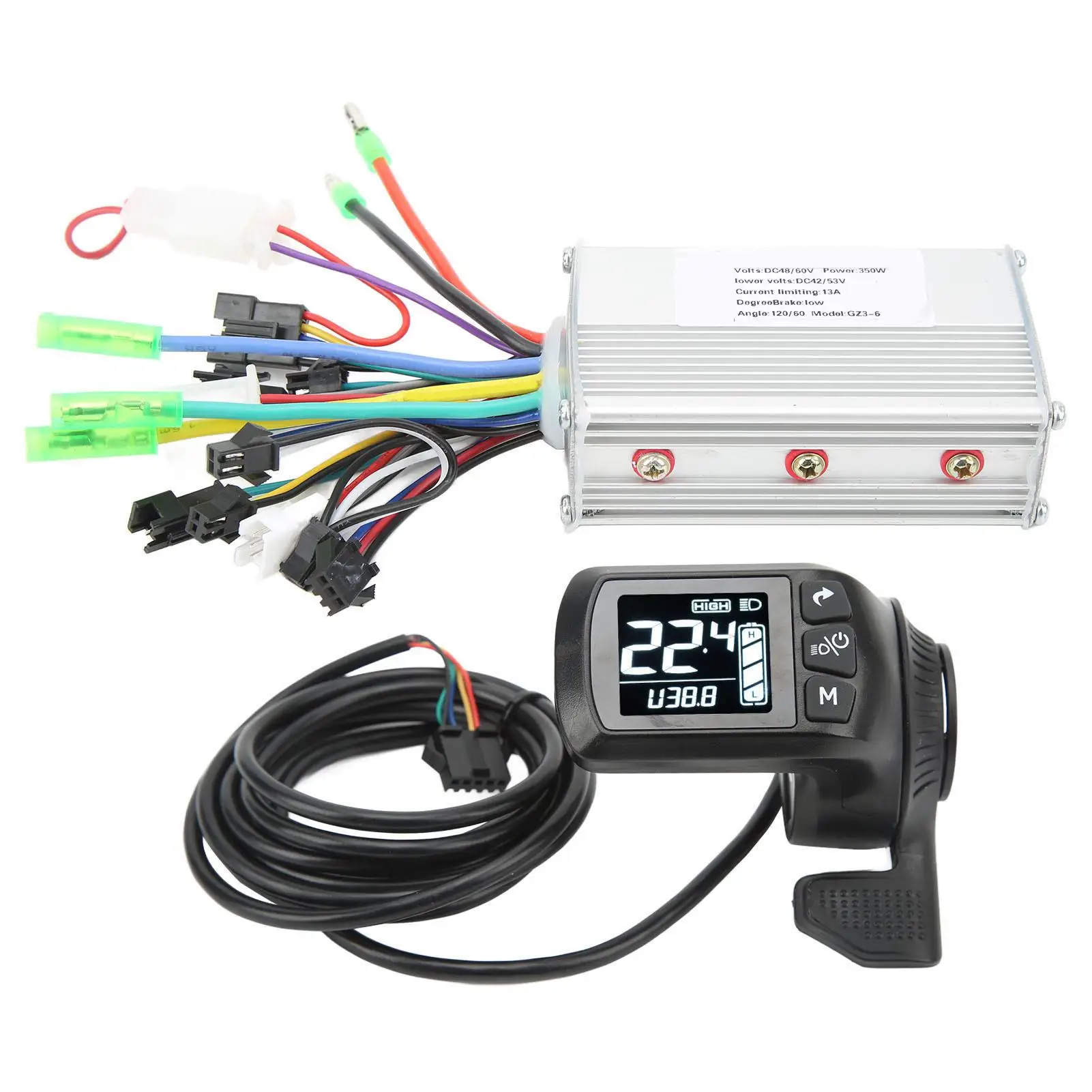 

Electric Bike Brushless Motor Controller Kit 48V 60V 350W for Electric Performance Upgrade