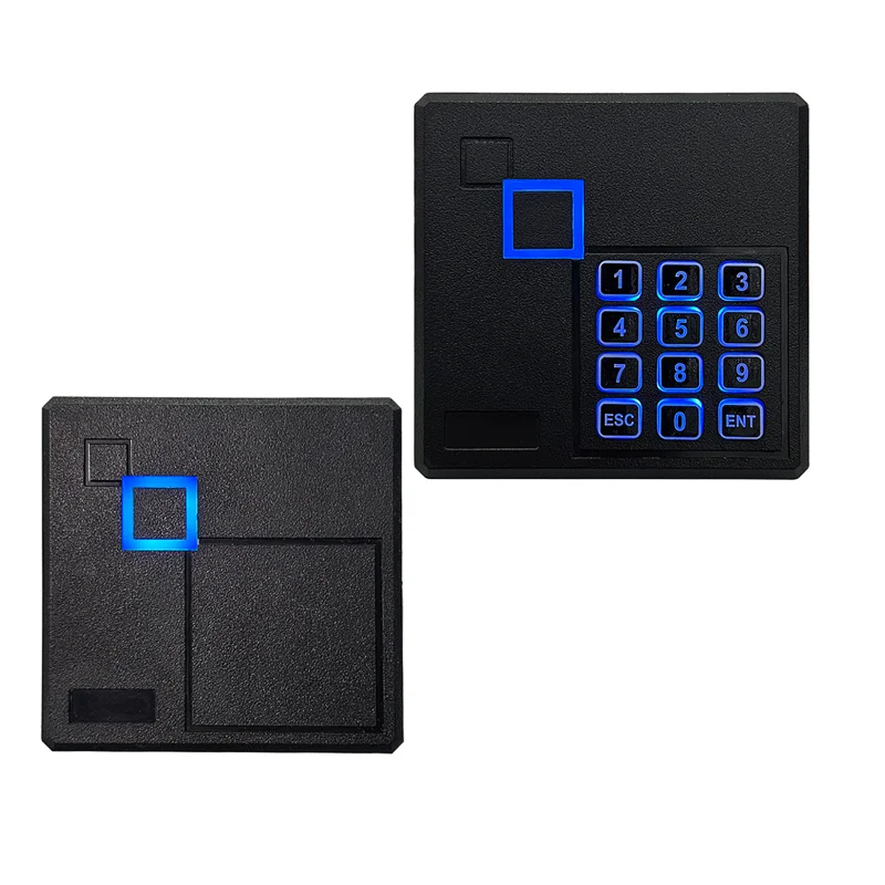 125khz/13.56Mhz security system card swiping WG26 34 protocol ID IC key card swiping password keyboard access control reading