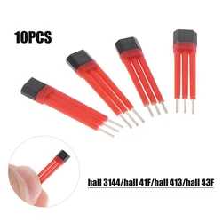 10PCS Electrocar Motor Hall Sensor 3144 41F 43F 413 With High Temperature Insulation Sleeve Hall Element Switch 13A A44E Sensor