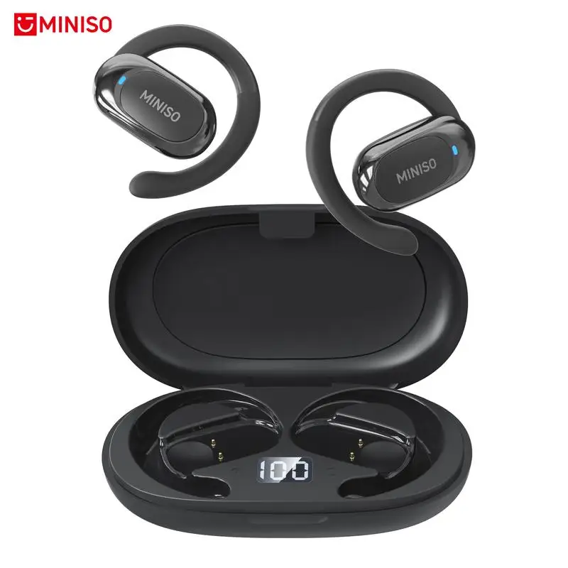 MINISO X32 True Open Ear Wireless Earbuds with Multi-Angle Adjustment ENC Noise Cancelling Directional Transmission HiFi Sound