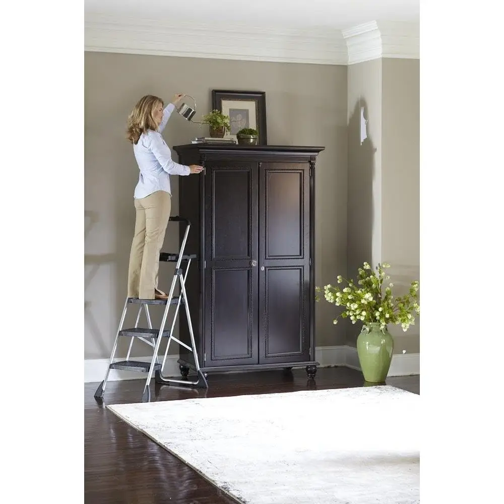 Steel Work Platform, One-Hand Lock, Project Trays, Stable & Secure, 225 lbs, 10 Year ANSI Rated