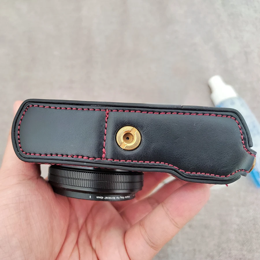 PU Leather Case Camera bag For Panasonic TZ200 TZ202 ZS220 ZS110